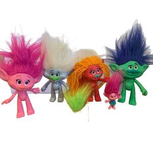 Dreamworks Trolls Poppy Guy Diamond Branch Figures 3"-9" Mixed Hair Sparkle Fun